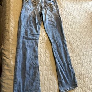 Ariat Blue Flare Wide Leg Jeans